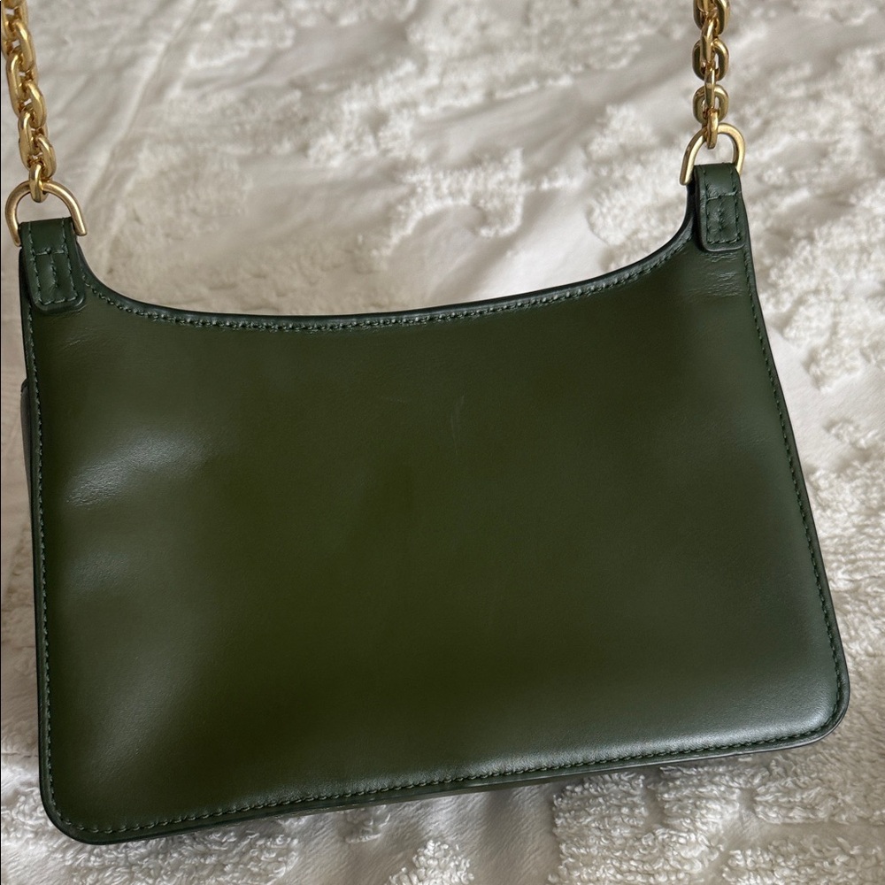 Michael Kors Green Crossbody Bag with Gold Chain - Picture 3 of 11